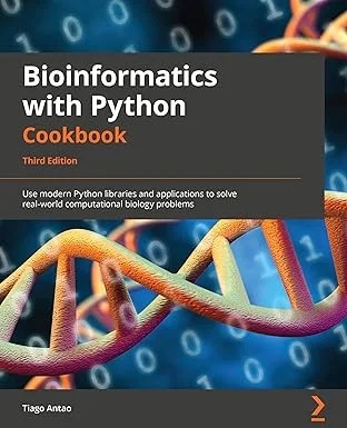 Bioinformatics with Python Cookbook: Use modern Python libraries and applications to solve real-world computational biology problems 3rd Edition