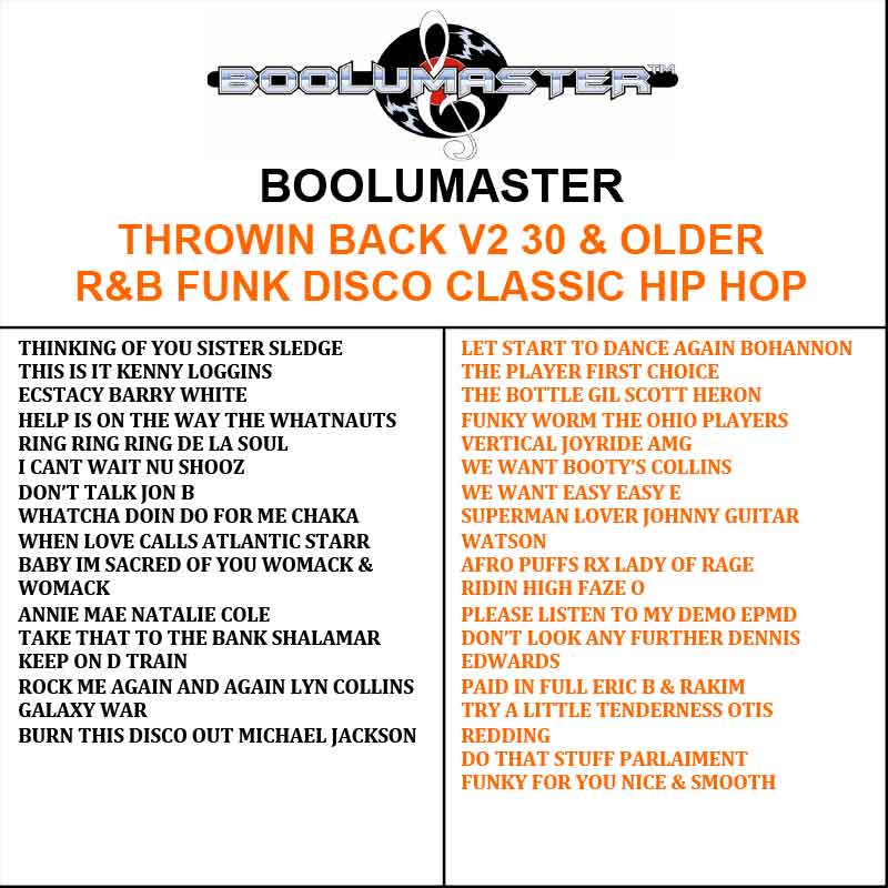 throwin back v2 playlist