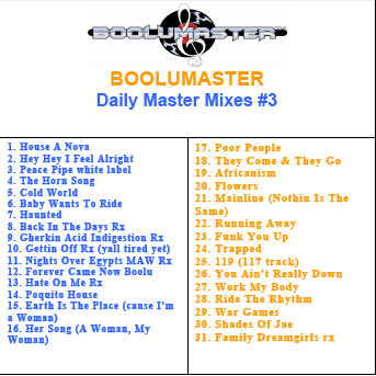 Boolu Daily Master Mixes 3 playlist