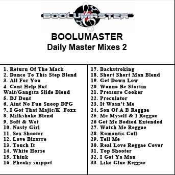 Boolu Daily Master Mixes 2 playlist