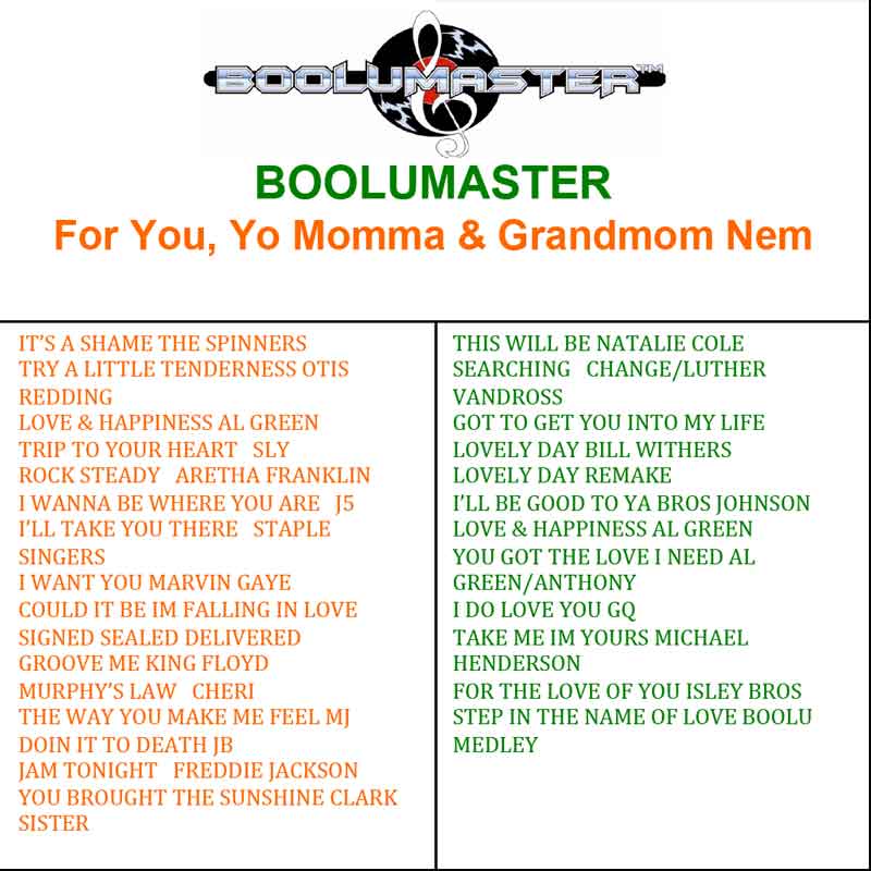 For You Yo Momma Playlist