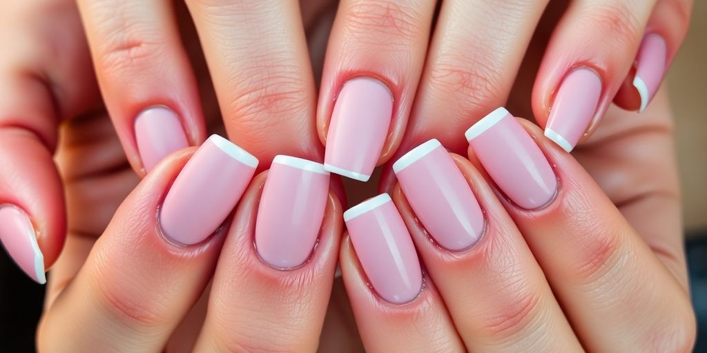Perfectly applied nail tips for a flawless manicure.