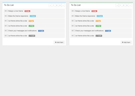 Bootstrap Snippet To Do List