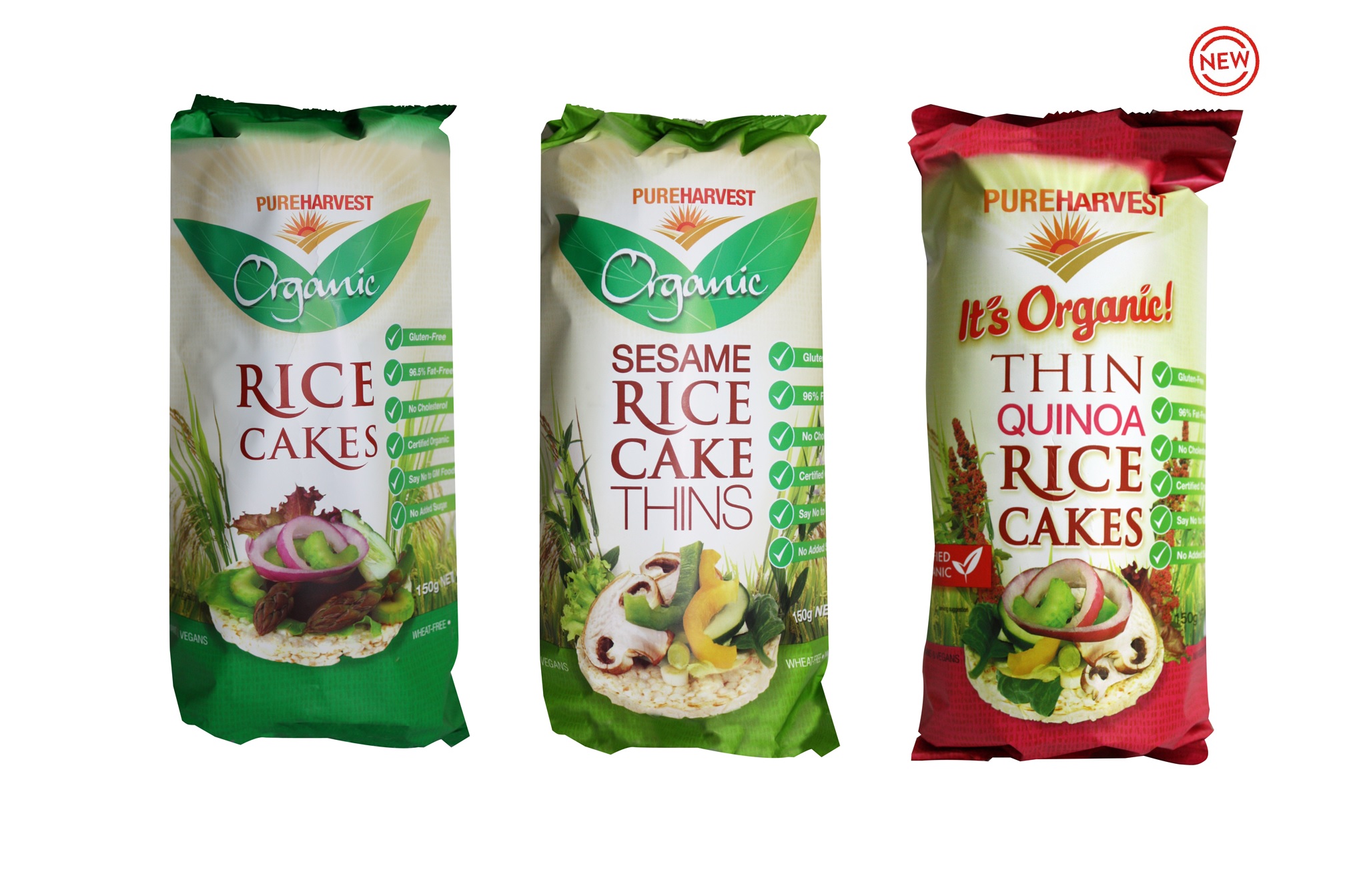 Pure Harvest Rice Cakes Born Organic