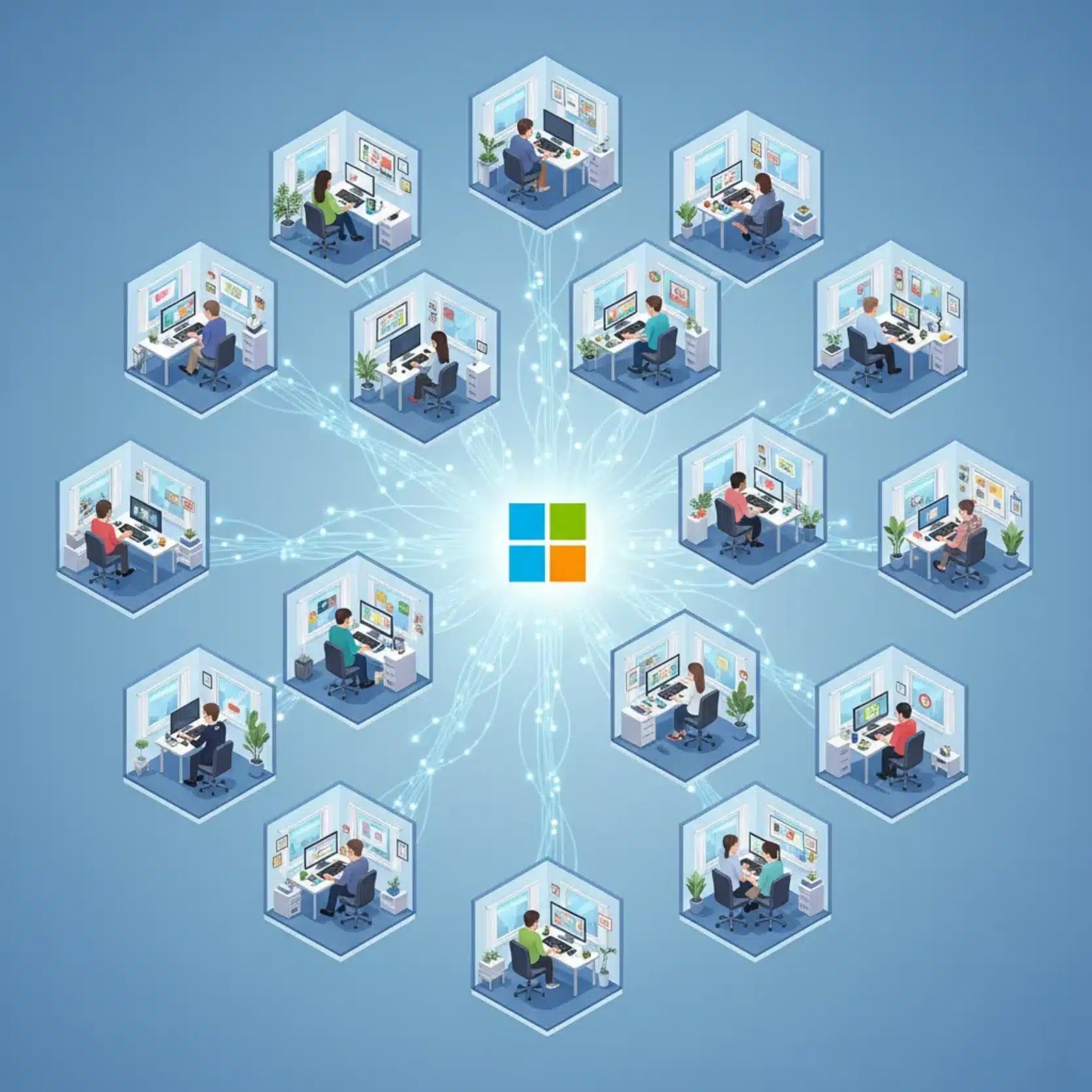 Microsoft hibrit çalışma modelini genişletiyor 1 Borsatek