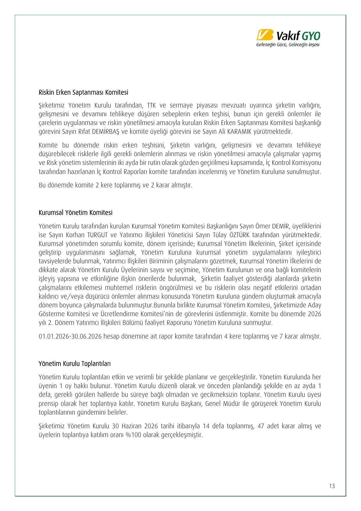 30 Haziran 2026 Yönetim Kurulu Faaliyet Raporu.pdf — sayfa 14