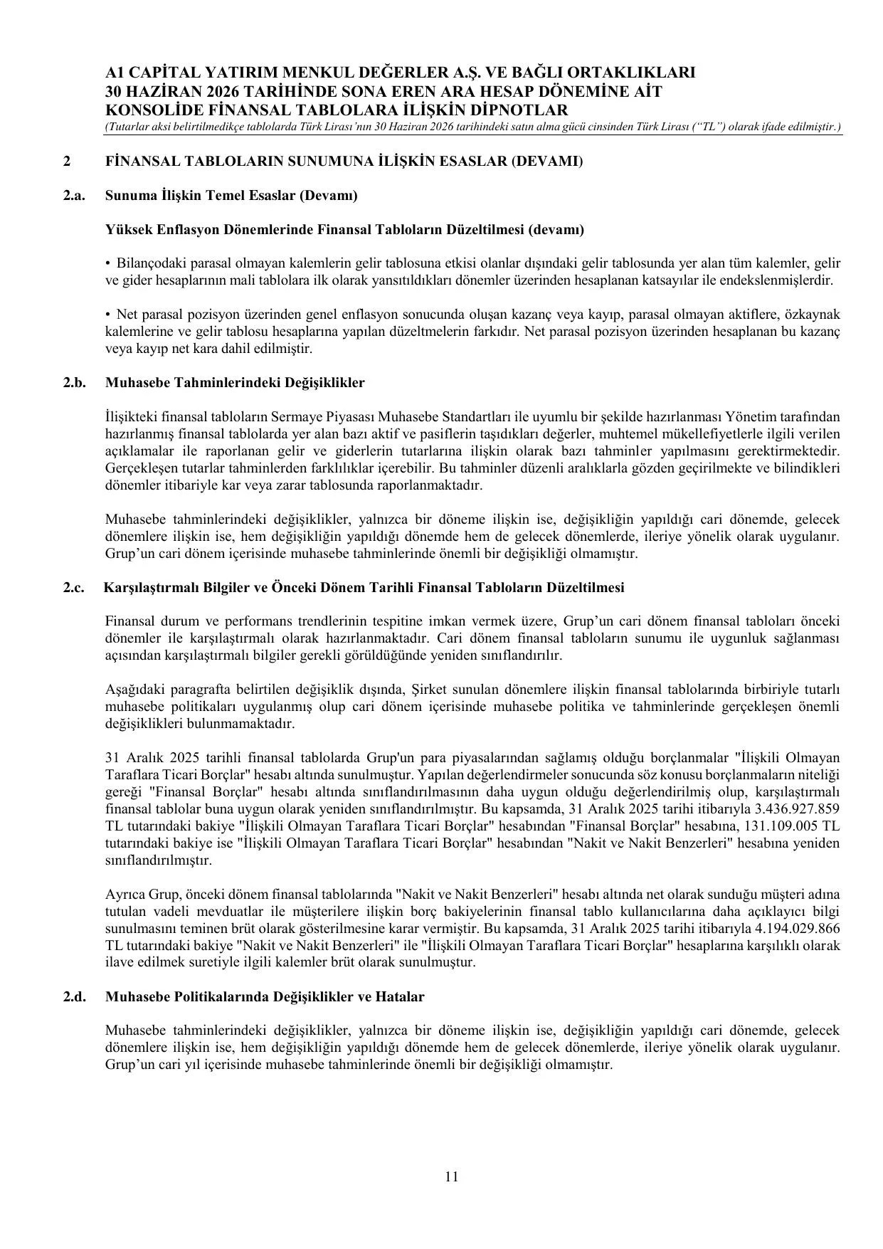 A1CAP Finansal Rapor (30.06.2026).pdf โ sayfa 14