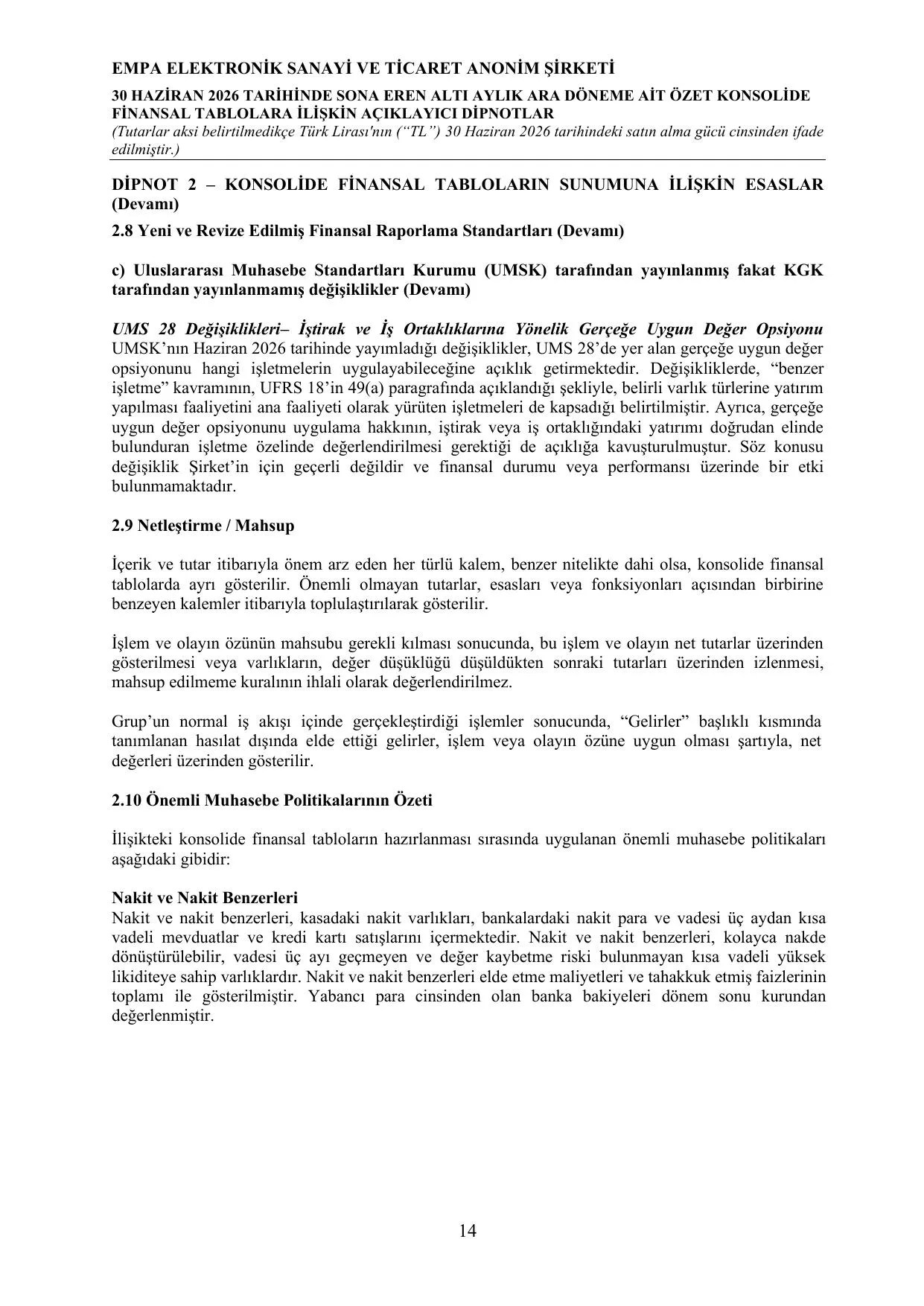 30.06.2026 Finansal Rapor.pdf โ sayfa 18