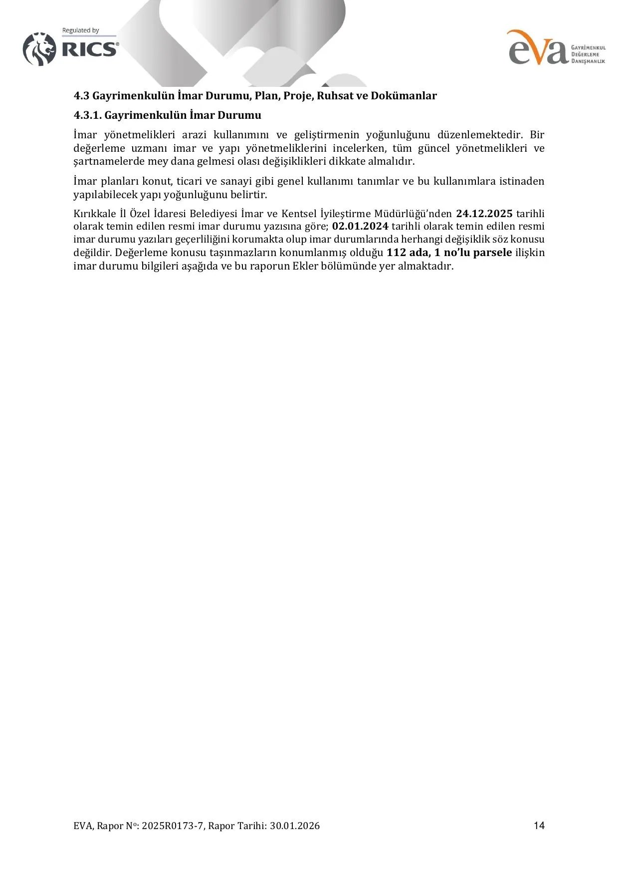 5J. 2025R0173-7_KIRIKKALE BENZฤฐNLฤฐK ARSASI_DEฤERLEME RAPORU.pdf โ sayfa 14