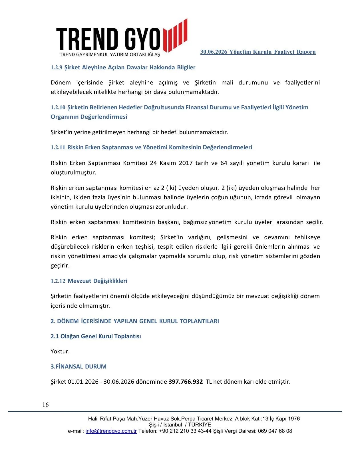 30 HAZİRAN 2026 YÖNETİM KURULU FAALİYET RAPORU.pdf — sayfa 16