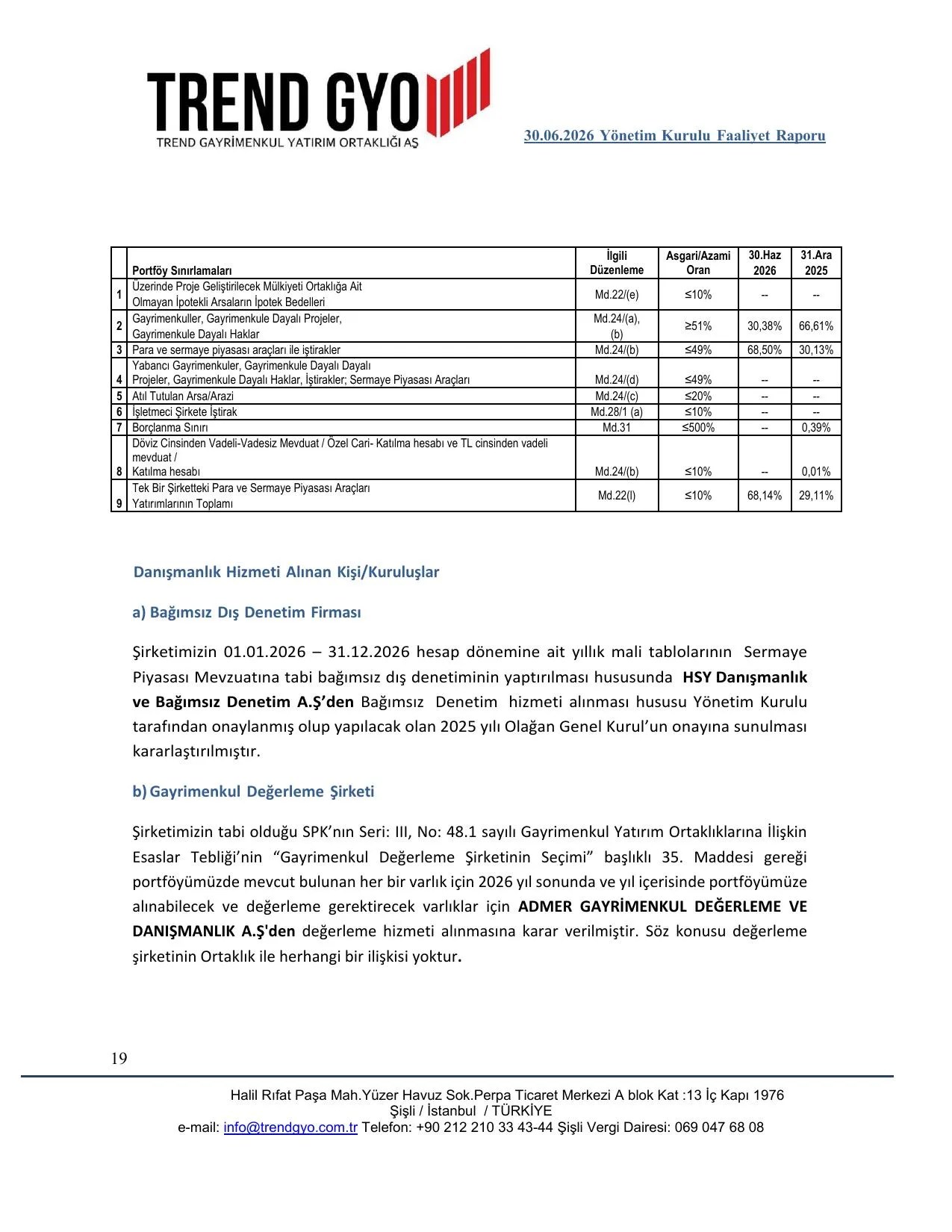 30 HAZİRAN 2026 YÖNETİM KURULU FAALİYET RAPORU.pdf — sayfa 19