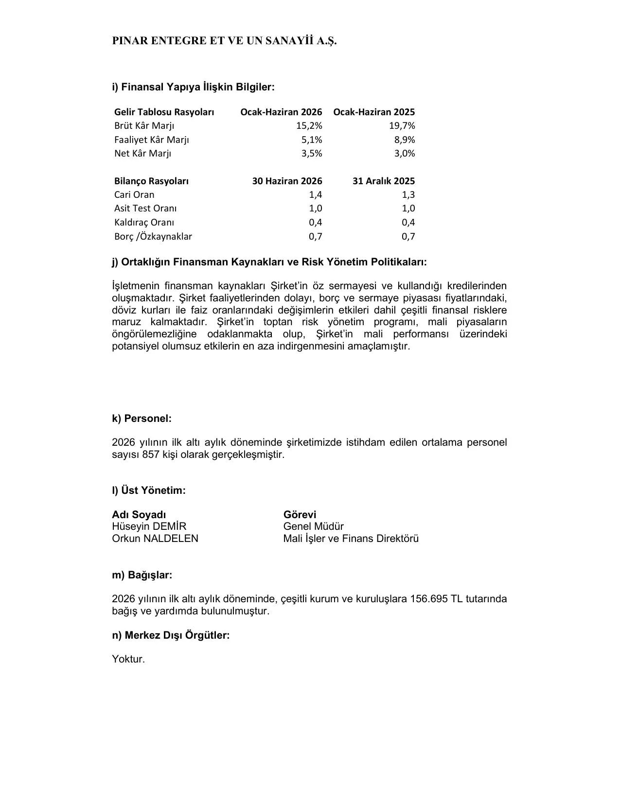 PETUN 30 Haziran 2026 Faaliyet Raporu.pdf — sayfa 6