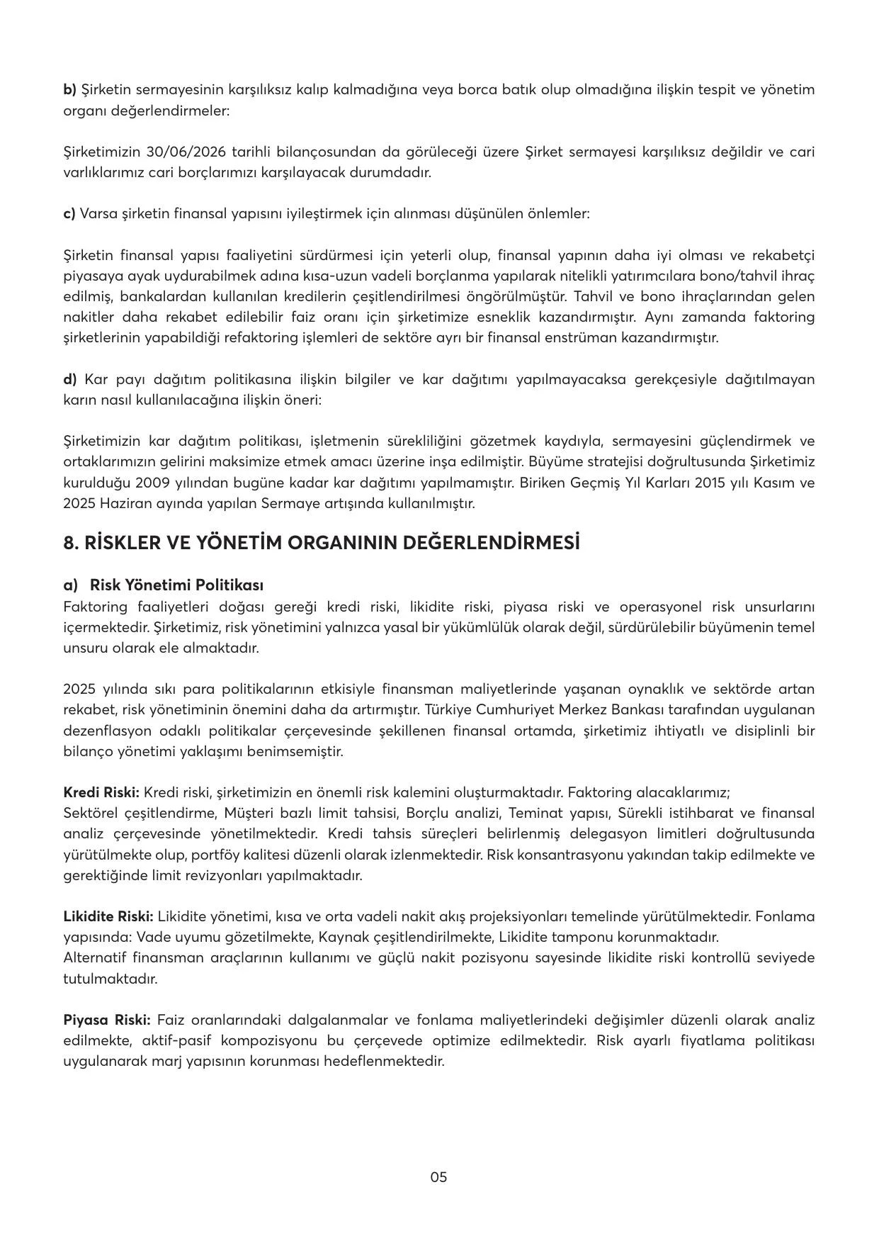 30.06.26 Tera Finans Faaliyet Raporu.pdf — sayfa 6