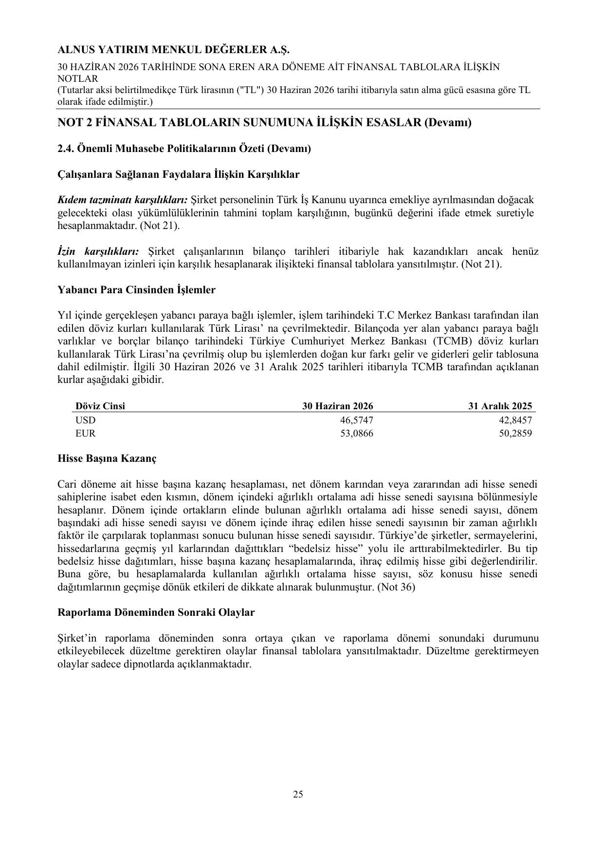 Alnus Yatฤฑrฤฑm Menkul Deฤerler A.ล. 30062026.pdf โ sayfa 28