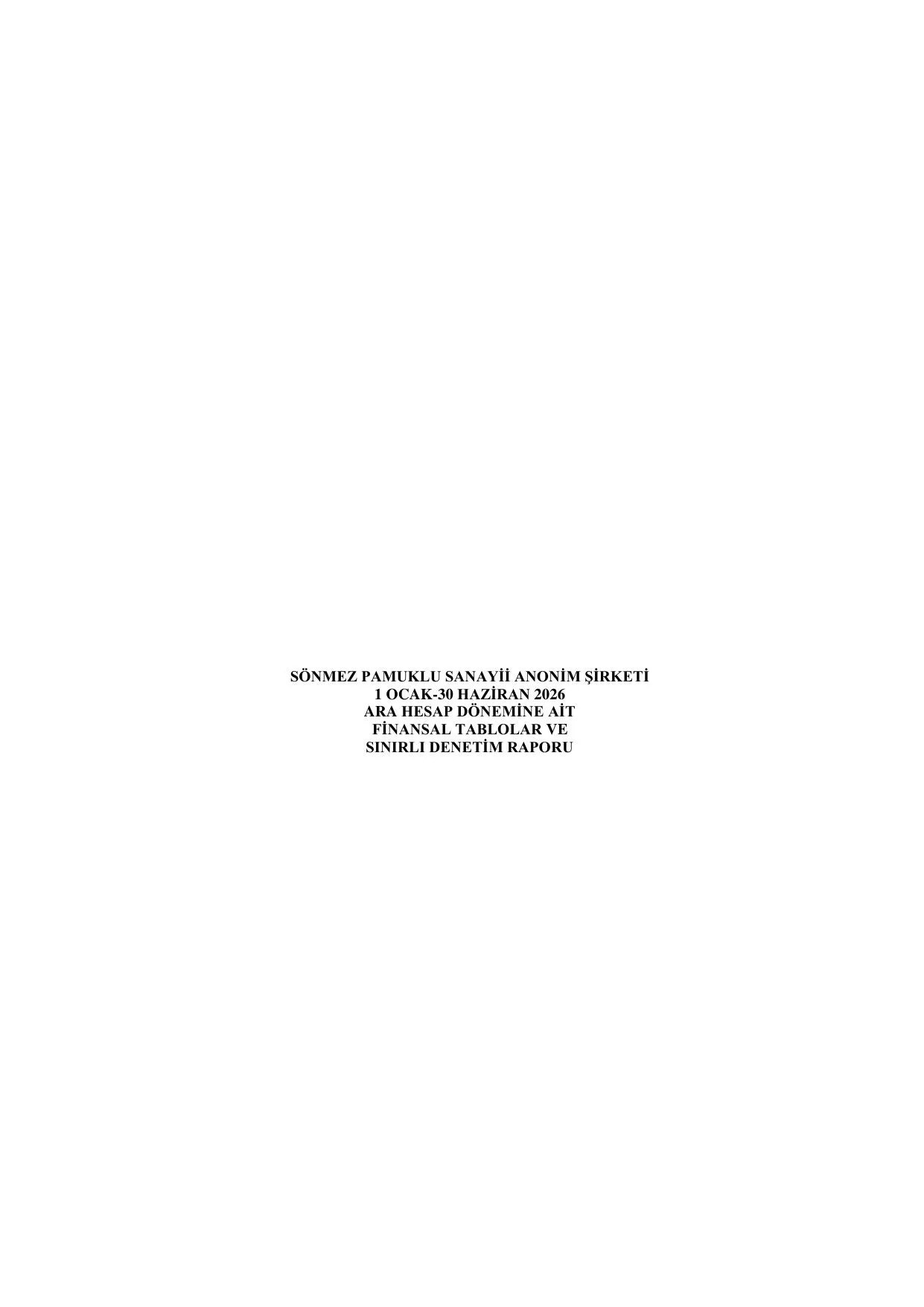 Sönmez Pamuklu Sanayi A.Ş.30062026 BDR.pdf — sayfa 1