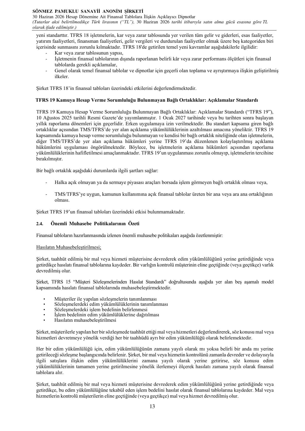 Sรถnmez Pamuklu Sanayi A.ล.30062026 BDR.pdf โ sayfa 17