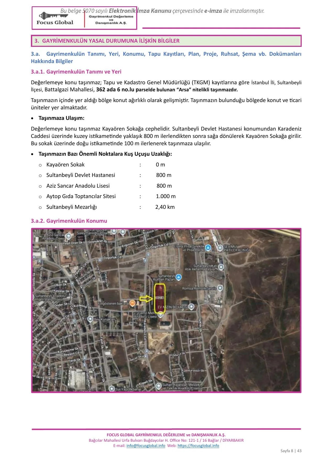 ฤฐstanbul ฤฐli-Sultanbeyli ฤฐlรงesi-Battalgazi Mahallesi-362 ada-6 parsel Arsa Deฤerleme Raporu.pdf โ sayfa 8