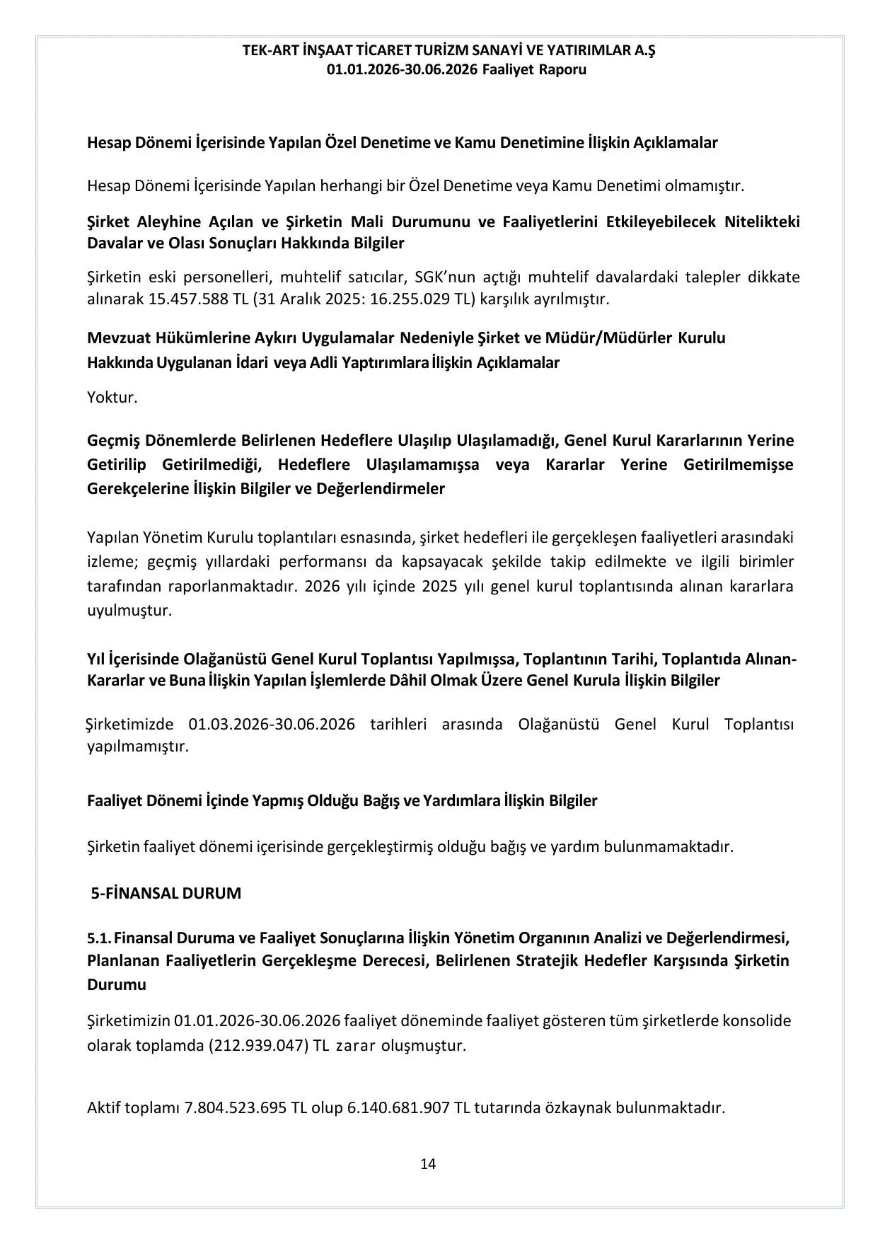 TEKART 2026-06 YILI FAALฤฐYET RAPORU.pdf โ sayfa 14