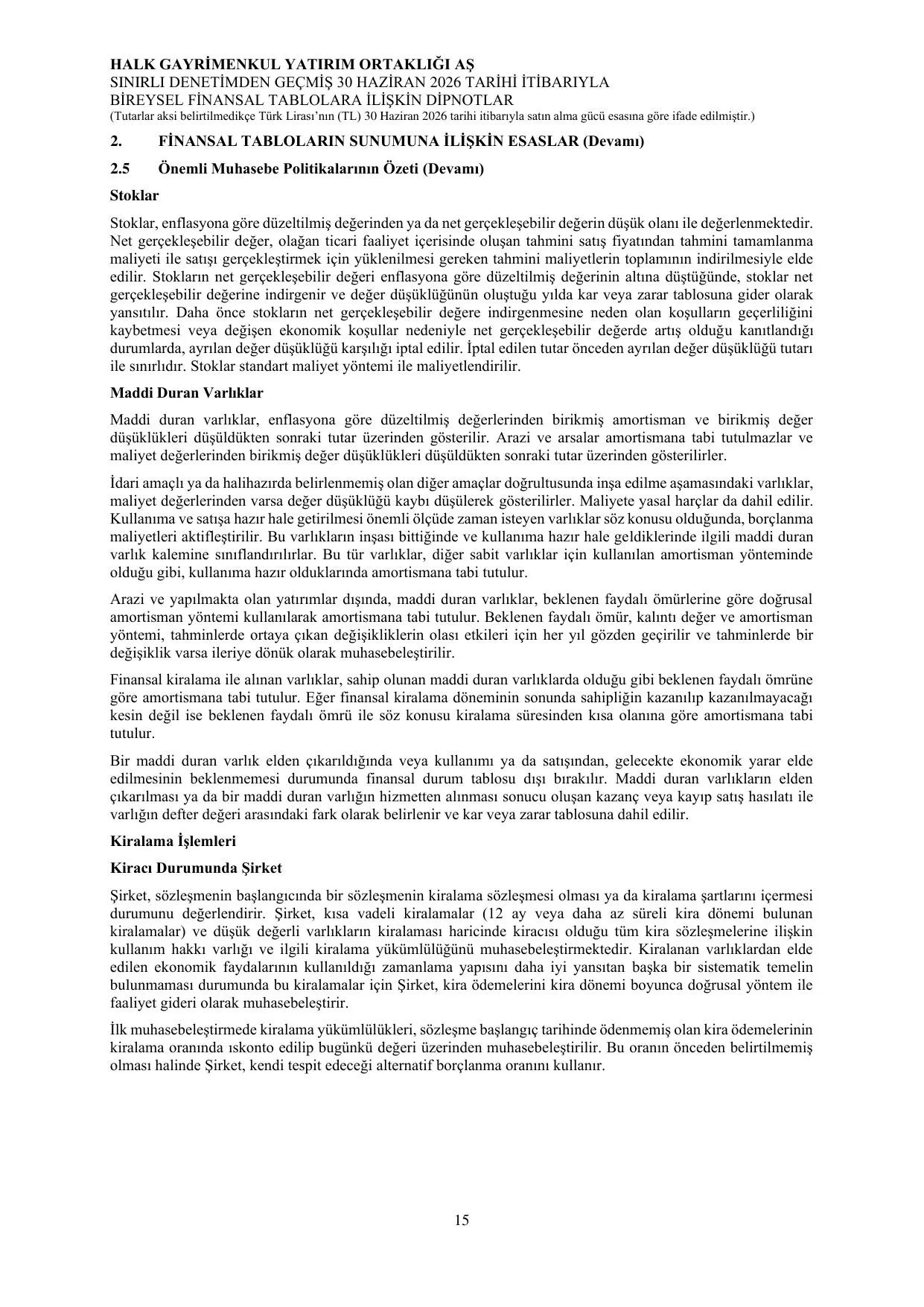 Halk GYO 30.06.2026 Solo Rapor_Görüşlü.pdf — sayfa 19
