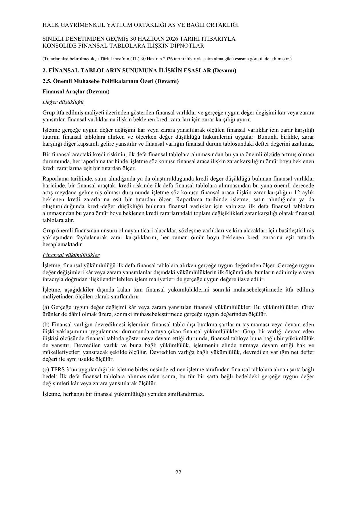 Halk GYO 30.06.2026 Konsolide_Görüşlü.pdf — sayfa 26