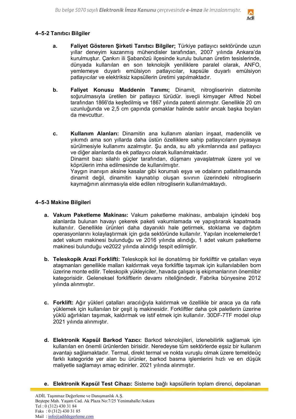 EK 5-E KAPEKS KฤฐMYA SANAYฤฐ A.ล Makine Ekspertiz.pdf โ sayfa 9