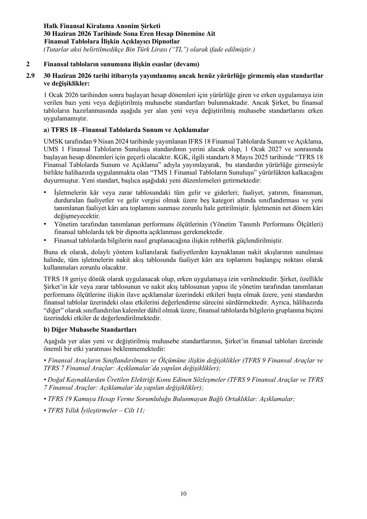 Halk Leasing 30.06.2026 Denetim Raporu.pdf — sayfa 14
