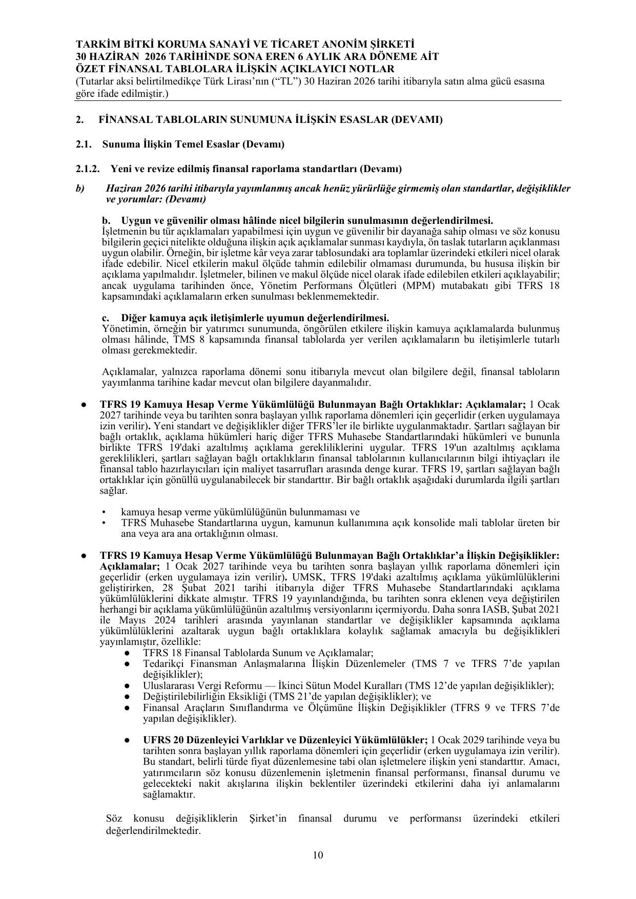 Tarkim Finansal Tablo ve Dipnotlar-30 06 2026.pdf โ sayfa 14
