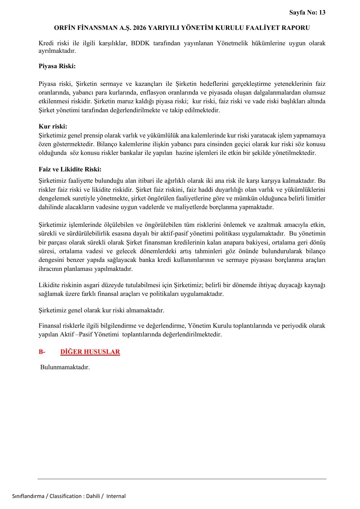 Orfin Finansman A.ล. Faaliyet Raporu_30.06.2026.pdf โ sayfa 14