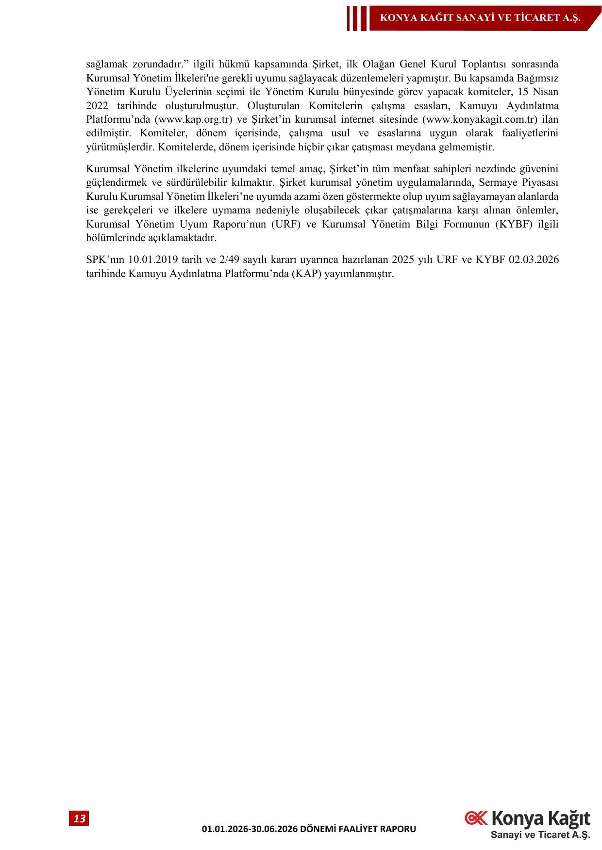 Konya Kaฤฤฑt 01.01.2026 30.06.2026 Dรถnemi Faaliyet Raporu.pdf โ sayfa 14