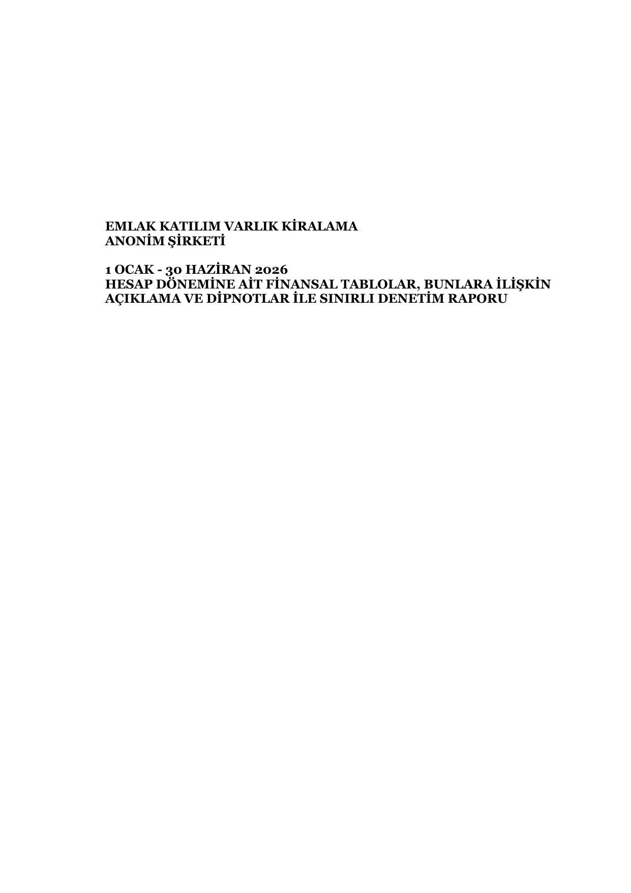 Emlak Katılım VKŞ 30.06.2026 Faaliyet Raporu.pdf — sayfa 14