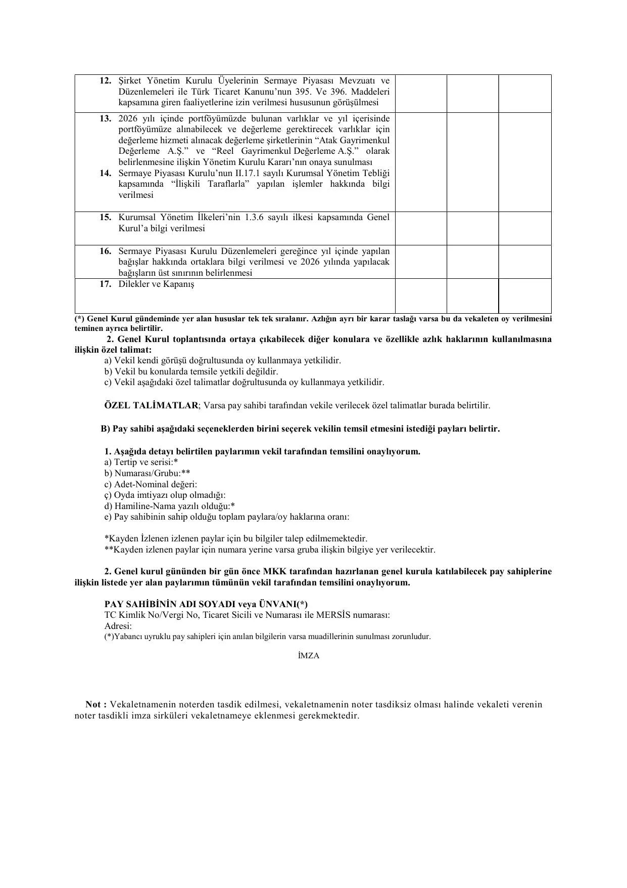 2025 Yฤฑlฤฑ Olaฤan Genel Kuurl Toplantฤฑsฤฑ Davet.pdf โ sayfa 4