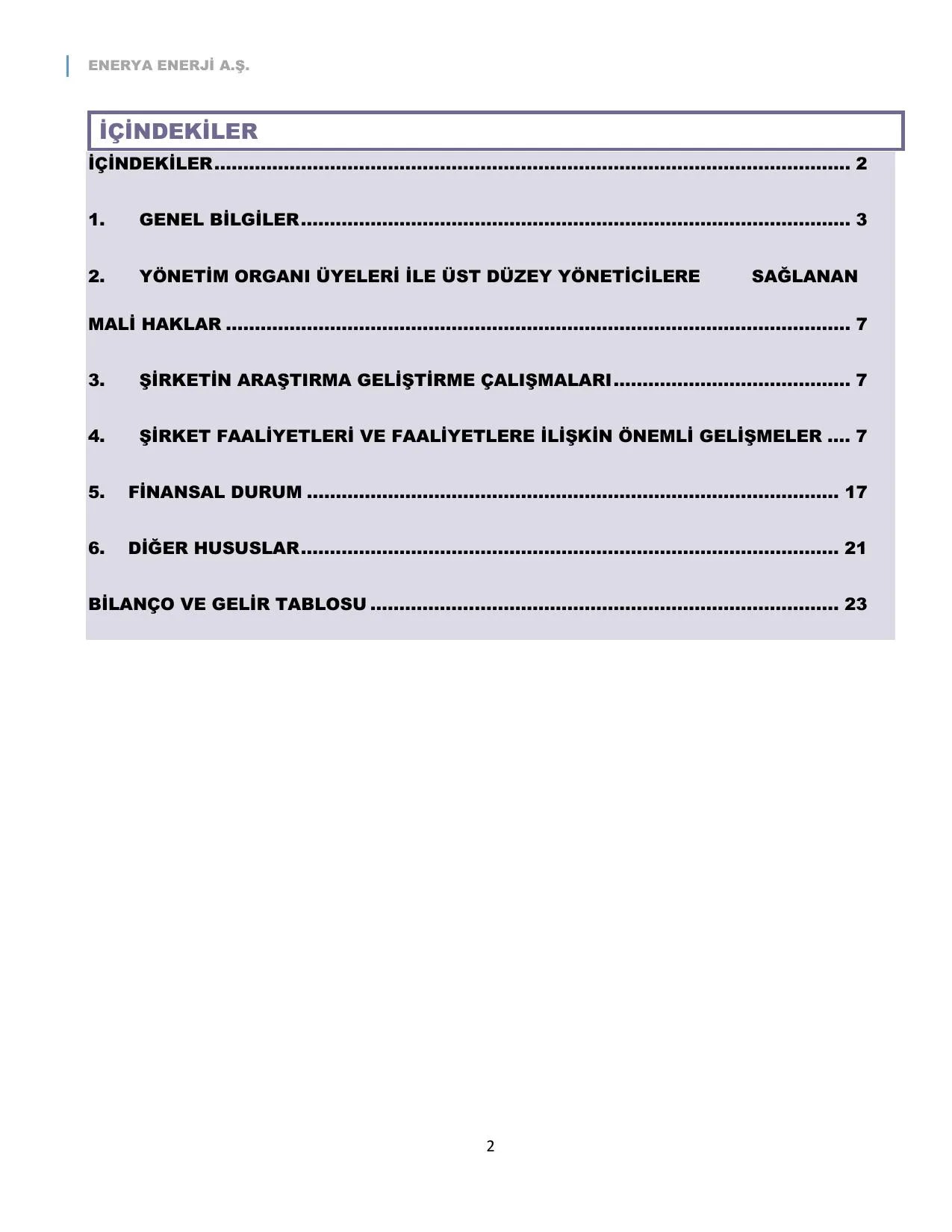ENERY Faaliyet Raporu_Haziran 2026.pdf — sayfa 3