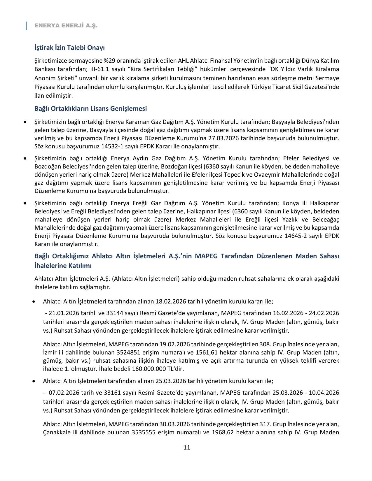 ENERY Faaliyet Raporu_Haziran 2026.pdf — sayfa 12
