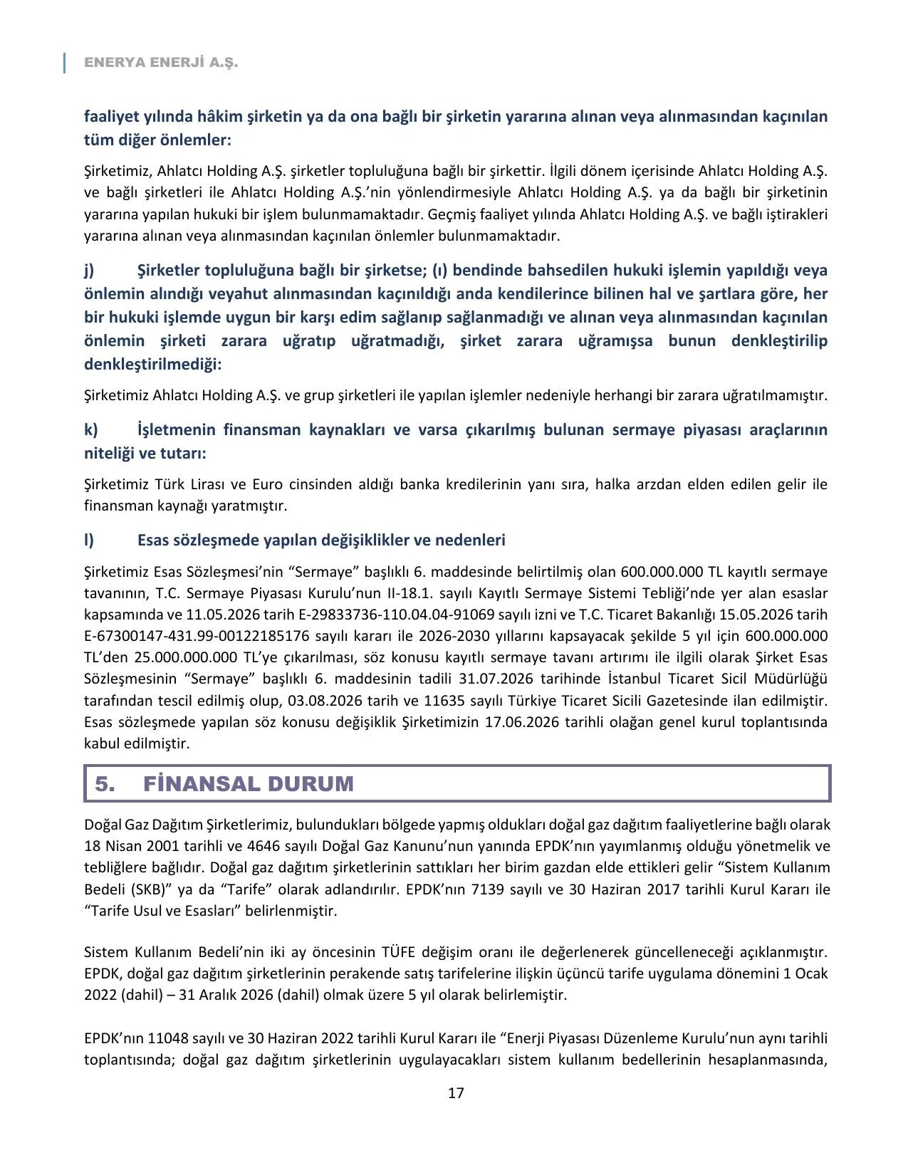 ENERY Faaliyet Raporu_Haziran 2026.pdf โ sayfa 18