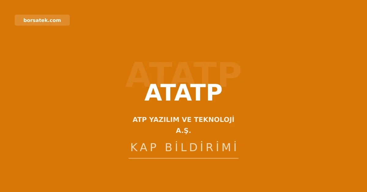ATP Yazฤฑlฤฑm'ฤฑn รin ortaklฤฑฤฤฑ Burger King ile mutabakat zaptฤฑ imzaladฤฑ Borsatek