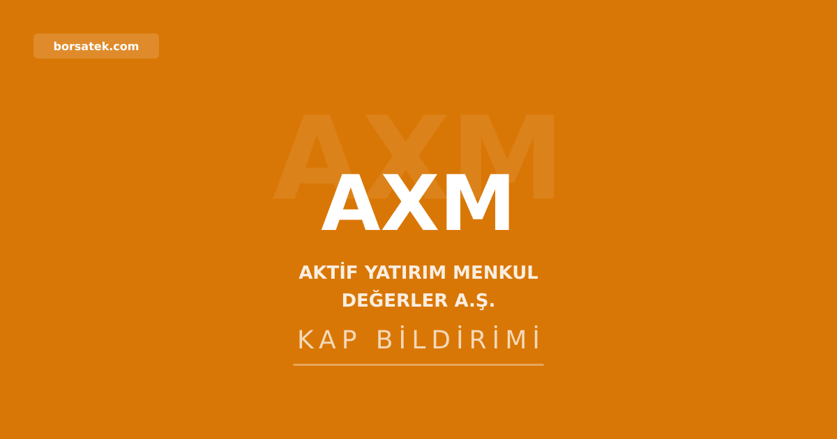 Aktif Yatฤฑrฤฑm Menkul Deฤerler'den yeni marka ve iลletme adฤฑ Borsatek
