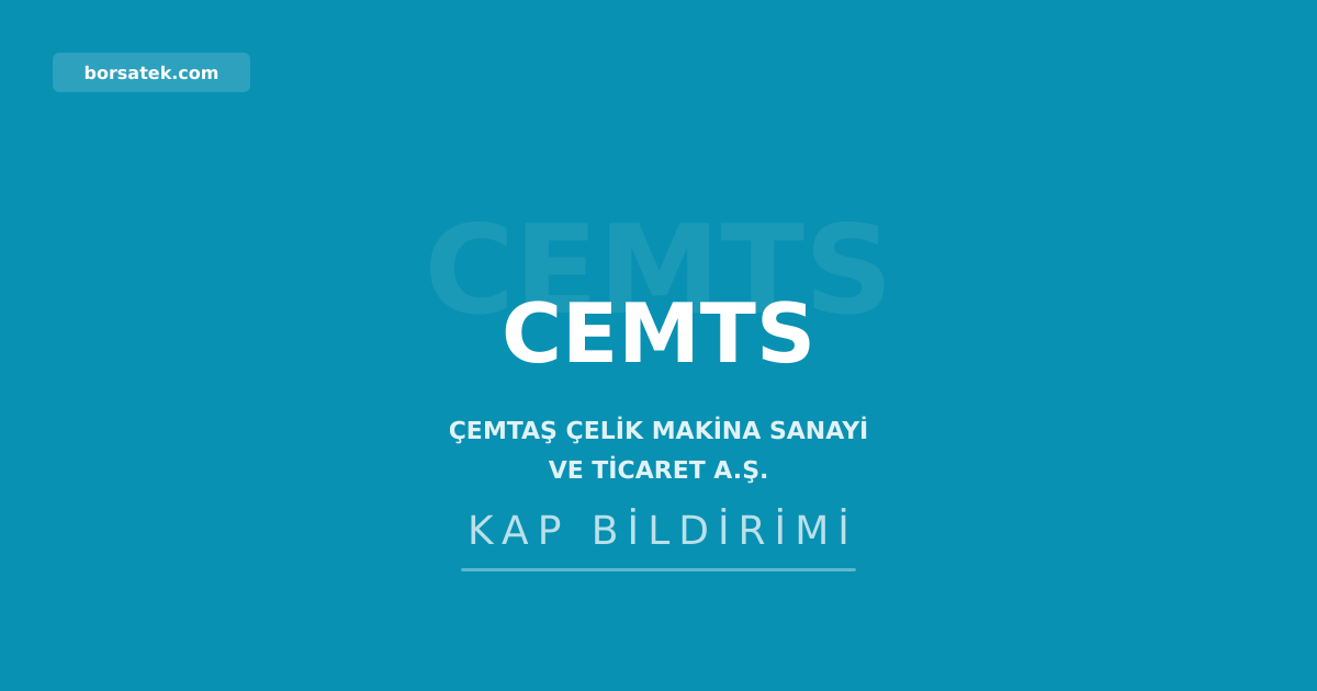 รemtaล รelik'ten pay baลvurularฤฑnda son tarih uyarฤฑsฤฑ Borsatek