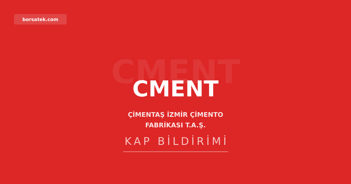 รimentaล ฤฐzmir'in hasฤฑlatฤฑ geriledi, ลirket dรถnem zararฤฑna dรผลtรผ Borsatek
