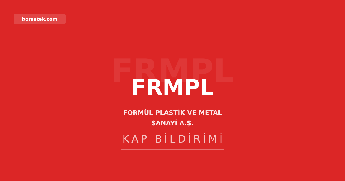 Formรผl Plastik, Tรผrkiye'nin ilk 1000 ihracatรงฤฑ firmasฤฑ arasฤฑnda Borsatek