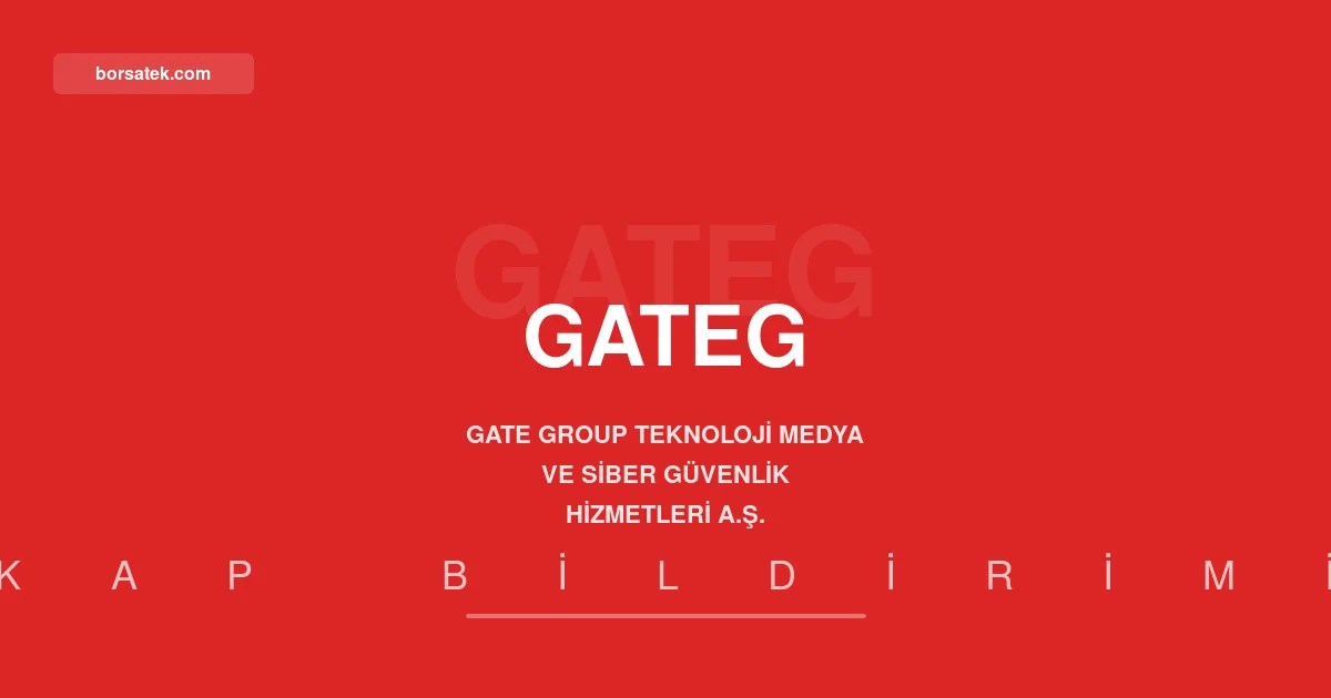 Gate Group, Orgino Medya devralmasฤฑnฤฑn proforma finansallarฤฑnฤฑ yayฤฑmladฤฑ Borsatek