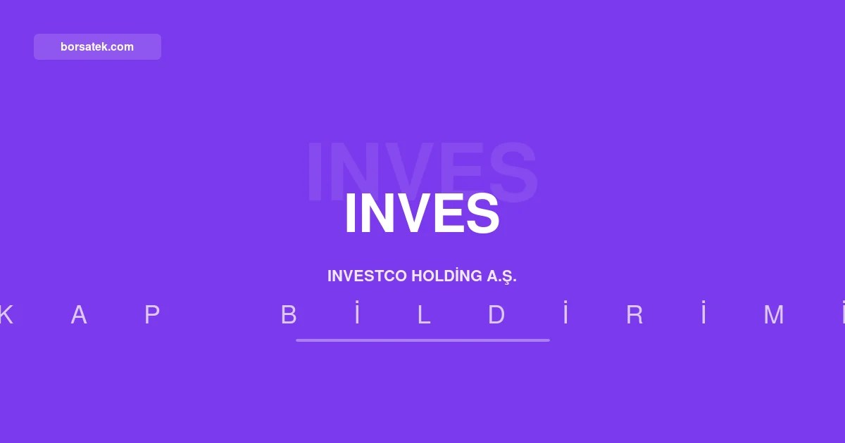 Investco Holding'e yeni genel mรผdรผr atandฤฑ Borsatek