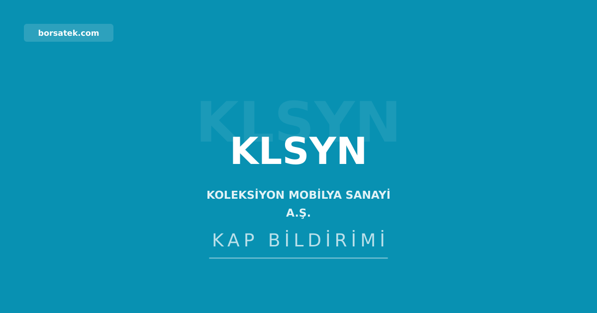 Koleksiyon Mobilya'nın Mısır ortaklığı projesi sona erdi Borsatek