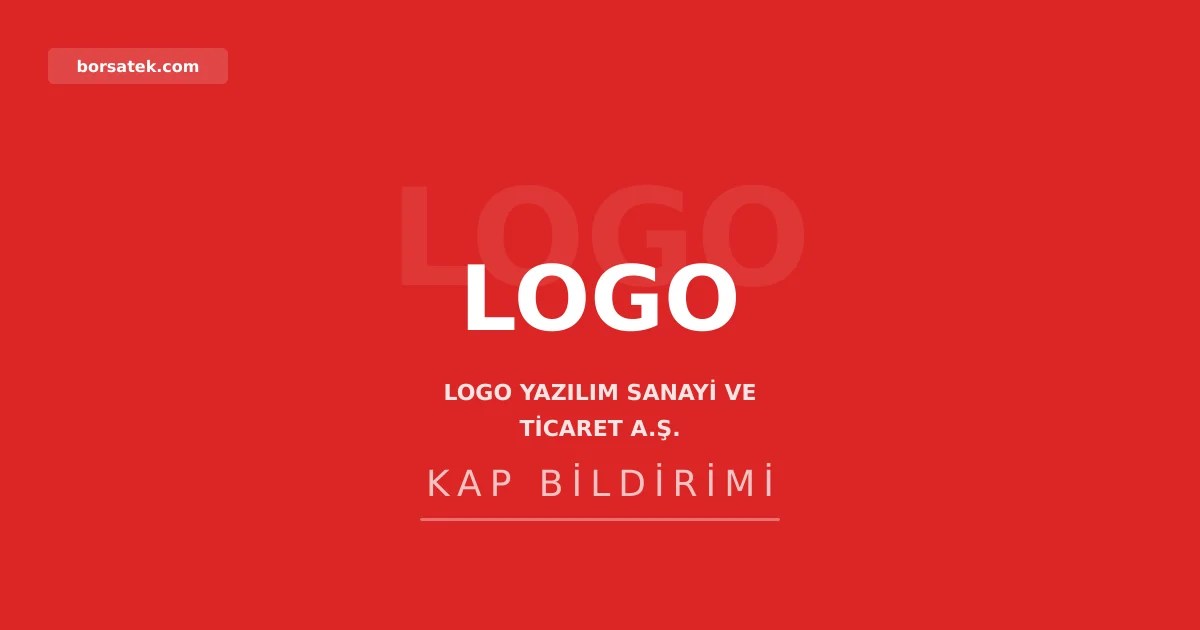 Logo Yazılım bir günde 50.742 adet hisse geri aldı Borsatek