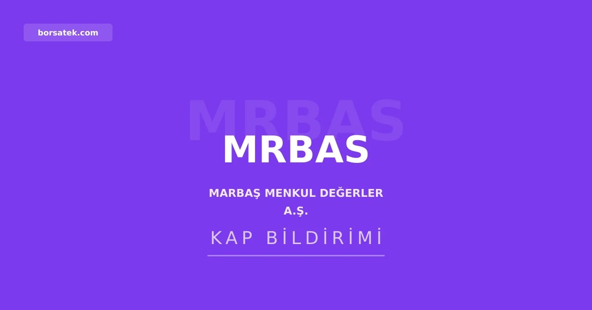 Marbaş Menkul değerler ve özsu Balık arasında likidite sözleşmesi feshedildi Borsatek