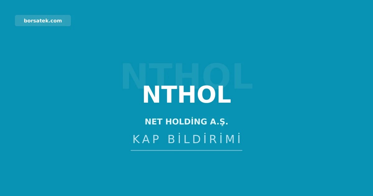 Net Holding'den 350 milyon TL kar payฤฑ daฤฤฑtฤฑmฤฑ kararฤฑ Borsatek