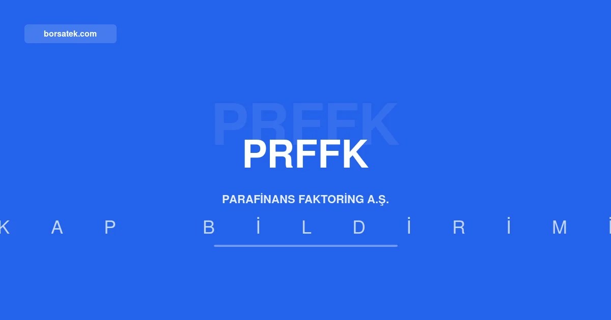 Parafinans Faktoring'in toplam varlฤฑklarฤฑ 2,9 milyar TL'ye ulaลtฤฑ Borsatek