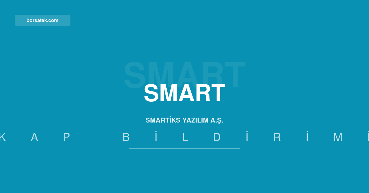 Smartiks Yazฤฑlฤฑm esas sรถzleลme deฤiลikliฤini tescil ettirdi Borsatek