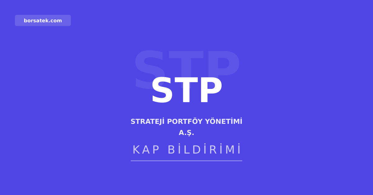 Strateji Portfรถy'den ikinci hisse senedi fonu ihracฤฑ Borsatek