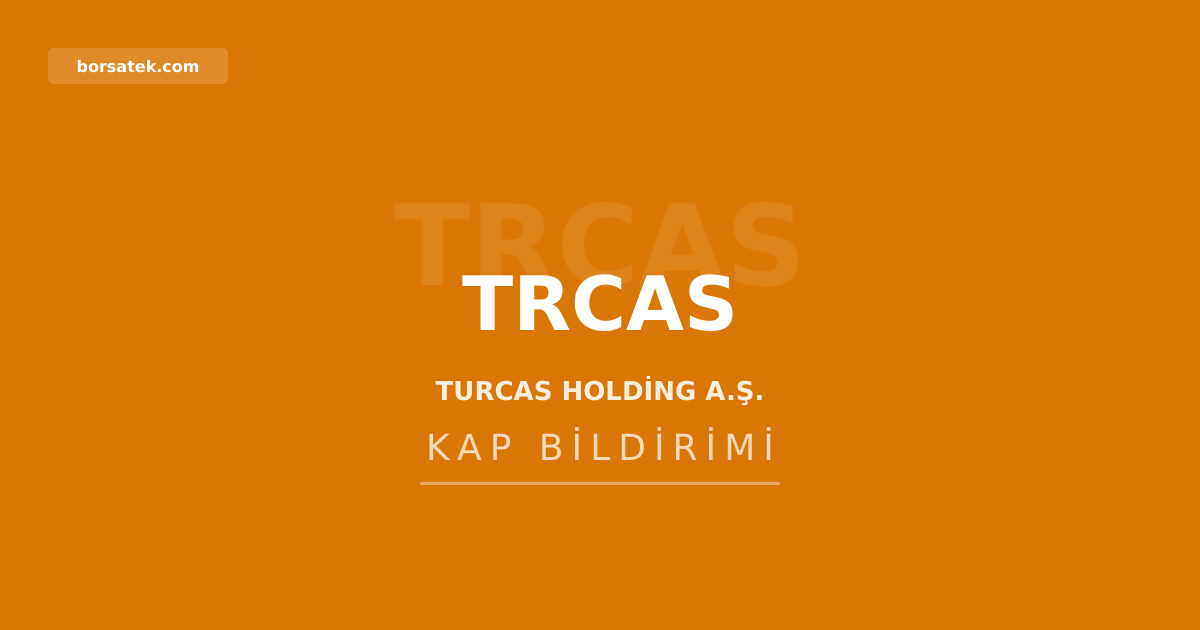 Turcas Holding'den 8 milyon dolarlฤฑk temettรผ kararฤฑ Borsatek