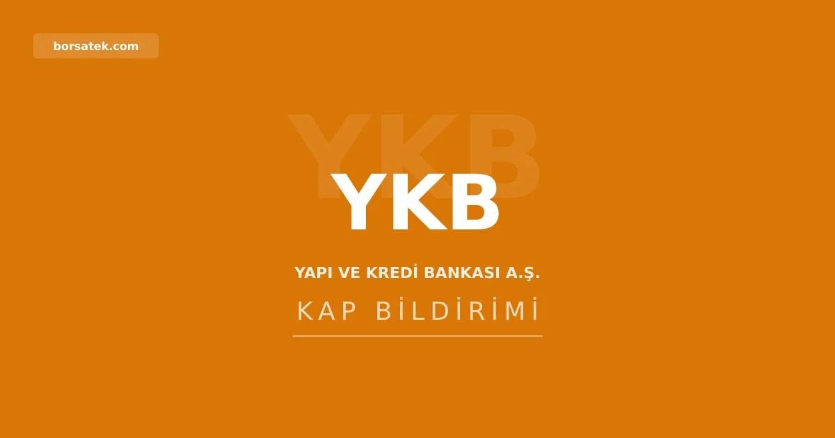 Yapฤฑ Kredi Bankasฤฑ'nฤฑn kripto varlฤฑk saklama izni SPK tarafฤฑndan onaylandฤฑ Borsatek